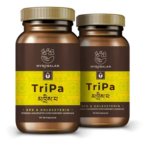 Myrobalan Tripa epe & koleszterin gyógynövény-komplex DUO pack 2x60 kapszula csomagban olcsóbb!