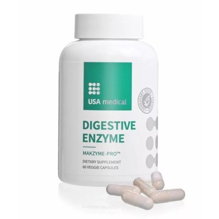 USA Medical Digestive enzyme emésztő enzim 60 kapszula