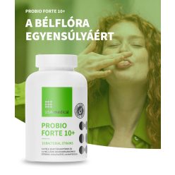   USA medical PROBIO FORTE 10+ Bélflóra támogató 10 féle baktérium törzzsel 60 db kapszula