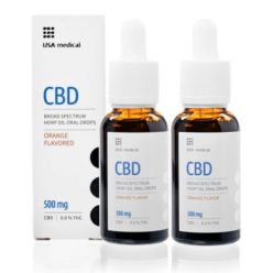   USA medical CBD olaj 500mg 30ml DUO Pack 2x 30ml EREDETI csomagban olcsóbb!
