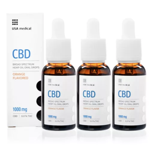 USA medical CBD olaj 1000mg 30ml Trio pack 3X30ml EREDETI 