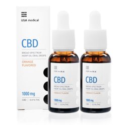 USA medical CBD olaj 1000mg 30ml DUO Pack EREDETI 