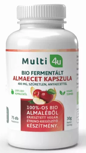 Multi 4u BIO Fermentált almaecet kapszula 400mg 75 db kapszula