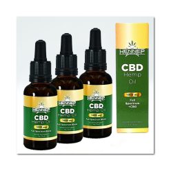   HENNEP ® CBD Olaj 1000mg 30ml Full Spectrum 3x30ml TRIO Pack 