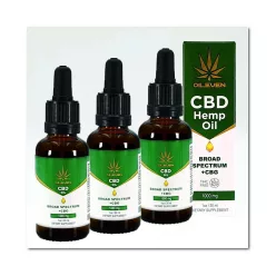   Oileven ® CBD+CBG Olaj 1000mg 30ml THC mentes! TRIO Pack Árbajnok! 