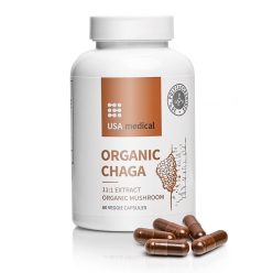   USA Medical CHAGA hamvaskéreg gomba gomba kivonat 60 kapszula 