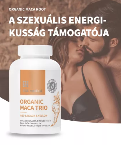 USA medical Organikus maca trió 90 db kapszula