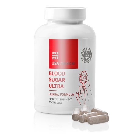 USA Medical Vércukor kontroll BLOOD SUGAR ULTRA 60 kapszula 