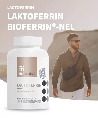 USA medical Laktoferrin BioFerrin®-nel 60 db kapszula
