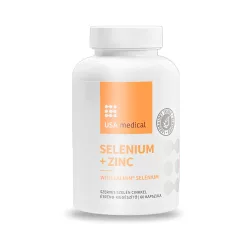   USA medical Selenium+Zinc -szerves Lalmin® szelén + cink 60 db kapszula