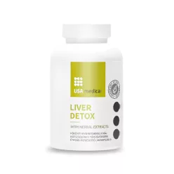   USA Medical Liver Detox Májtisztító növényi kivonatokkal 60 db kapszula 