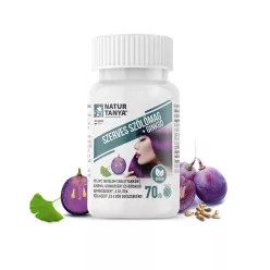   Natur Tanya Szerves, vegán szőlőmag és Ginkgo. 70 db tabletta  95% OPC, 24% flavon glikozid és 6% terpén lakton!