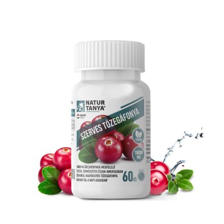 Natur Tanya® Szerves Tőzegáfonya- Cranberry FORTE 60 tabletta