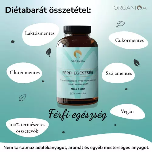 Organiqa Férfi Egészség 60 db kapszula 
