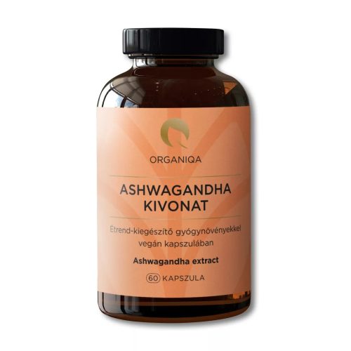 Organiqa Ashwagandha kivonat 500mg 60 db kapszula 
