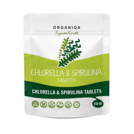 Bio Chlorella&Spirulina 250 Tabletta Organiqa