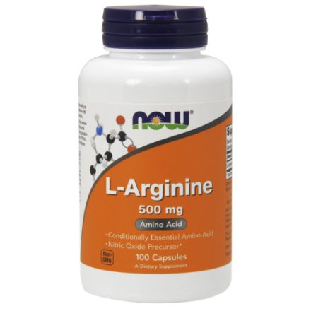 L-Arginine 500 mg 100 kapszula Now Foods