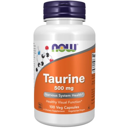 Taurine 500 mg 100 Veg kapszula Now Foods