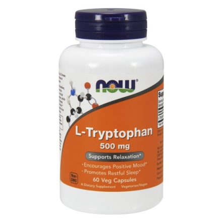 L-Tryptophan 500 mg 60 vegkapszula Now Foods 