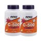 Now Foods C vitamin 500mg Narancs rágótabletta 2x1 doboz, 2x100db csomagban olcsóbb!