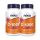 NOW Foods C-vitamin 1000 lassabb felszívódású csipkebogyóval DUO pack 2x100 tabletta