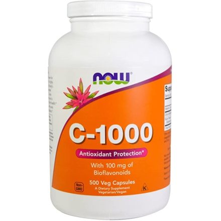 C vitamin 1000mg 500 kapszula Now Foods