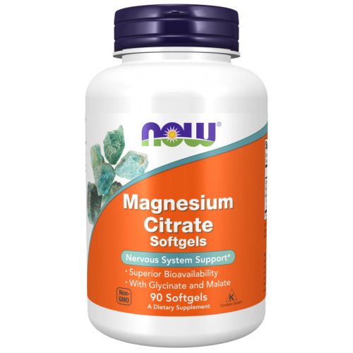 Now Foods Magnesium Citrate, Malate, Glycinate complex 90 Softgels 