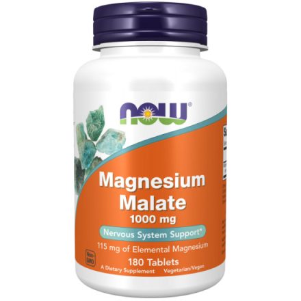 Magnesium Malate 1000 mg 180 tabletta Now Foods