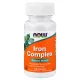 Now Foods Iron Bisglycinate Complex vas 100 db tabletta 