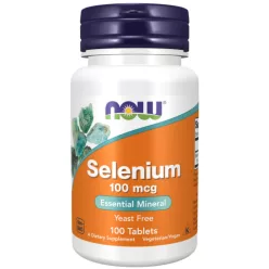 Now Foods Selenium Szelén 100 mcg 100 db tabletta