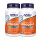 Now Foods Omega-3 Halolaj Molecularly Distilled DUO pack 2x100 lágykapszula 