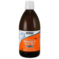Now Foods Omega 3 Fish Oil citromos halolaj 500ml 
