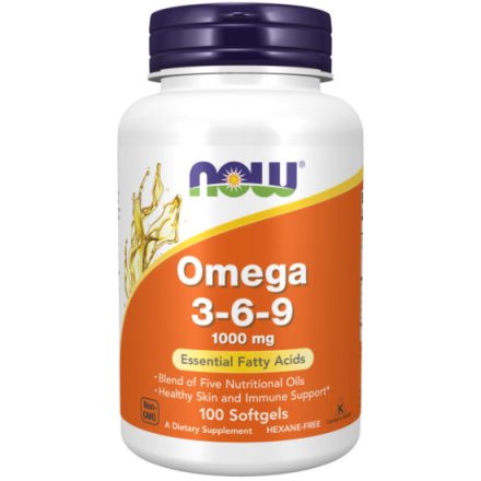 Omega 3-6-9 Halolaj 100 softgels Now Foods 
