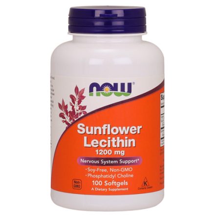 Sunflower napraforgó Lecithin 1200 mg softgels Now Foods