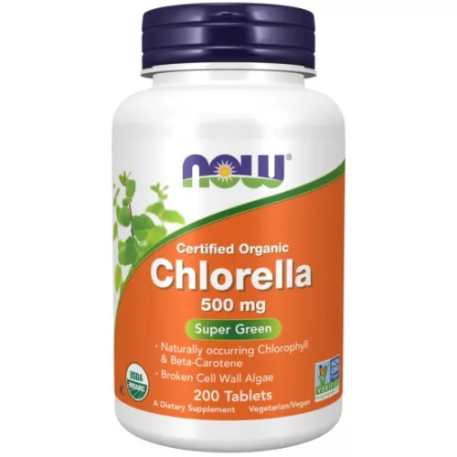 Now Foods Chlorella 500 mg tabletta 200 db