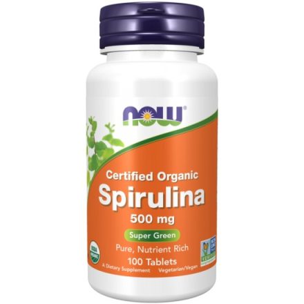 Spirulina 500 mg 100 kapszula Now Foods