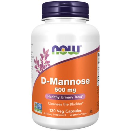 D-Mannose 500 mg (120 db) Húgyuti d mannóz NOW 