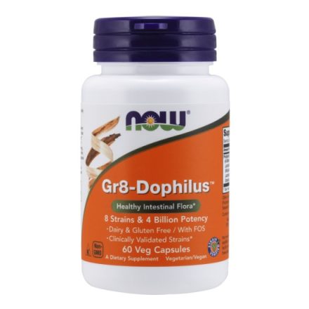 Gr8-Dophilus probio 60 kapszula Now Foods
