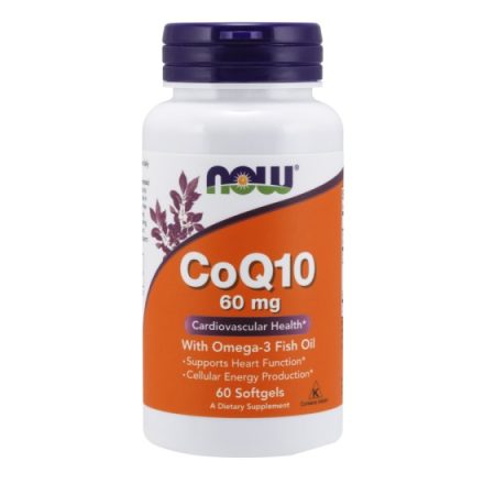 CoQ10 60 mg 60 softgel Now Foods