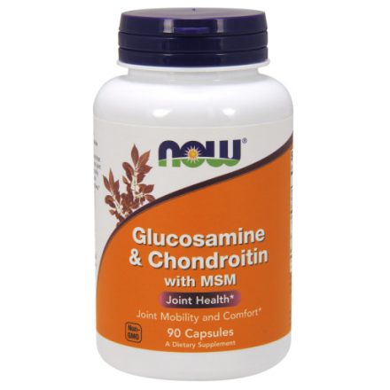 Glucosamine & Condroitin with MSM 90 kapszula Now Foods