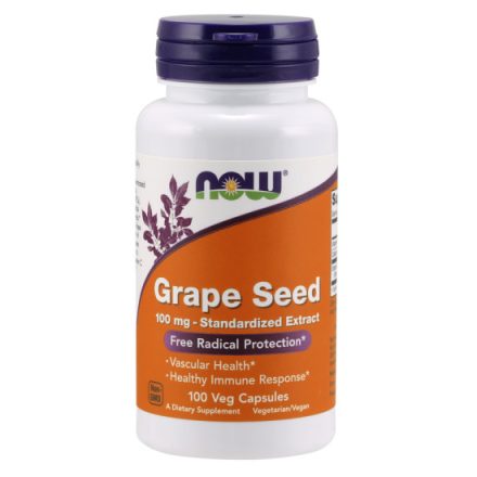 Grape Seed 100ml 100veg kapszula Now Foods