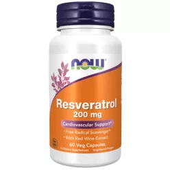 Now Foods Resveratrol 200 mg 60 db vegán kapszula