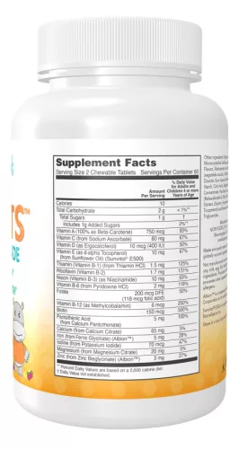 Now Foods Kid Vits Berry Fresh Limonádé 120 db rágótabletta