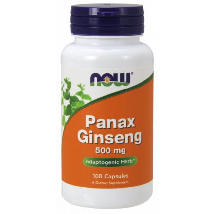 Panax Ginseng 500 mg 100 kapszula Now Foods