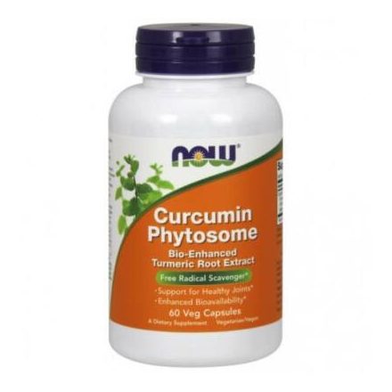 Curcumin Phytosome Kurkuma 60 Vegkapszula Now Foods 