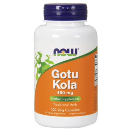 Gotu Kola 450 mg 100 kapszula erekre Now Foods