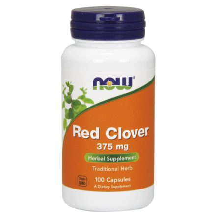 Red Clover 375 mg 100 db Vörös here Now Foods