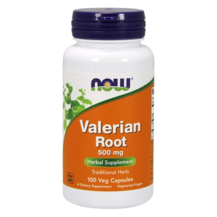 Valerian Root 500mg 100 kapszula Valeriana gyökér Now Foods