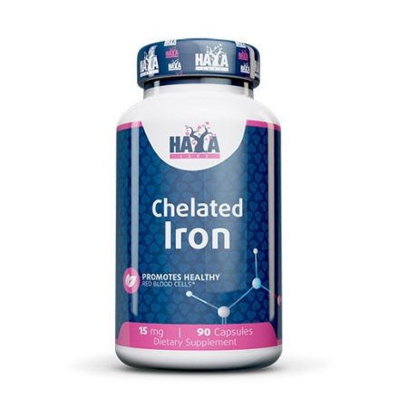 Chelated Iron (kelátozott vas biszglicinát) / 90 kapszula Haya Labs