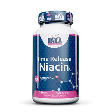 Haya Labs Niacin Time Release 250mg 100 tabletta